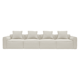 Riley Apt Toorak Pearl Sofa - 4 Seater