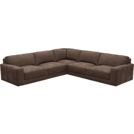Monica Muse Chocolate Corner Sofa - 5 Seater