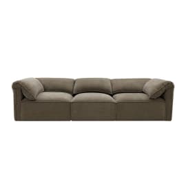 Kai Tribute Walnut Modular Sofa - 3 Seater