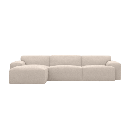 Modular Chaise Sofa Left Facing - 3 Seater