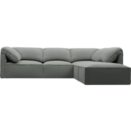 Kai Tribute Storm Modular Sofa - 4 Seater and Ottoman