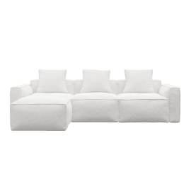 Riley Apt Noa Fog Sofa - 3 Seater and Ottoman
