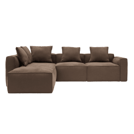 Riley Apt Muse Chocolate Sofa - 5 Seater LAF Terminal