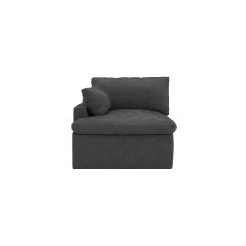 Retreat California Charcoal 1 Seat Left Arm Facing Sofa Module