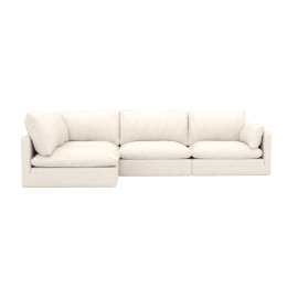 Willow Noa Fog Corner Sofa - 4 Seater LAF Terminal