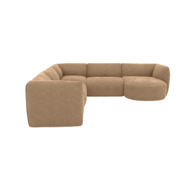 Corner Modular Sofa with Chaise RAF - 5 Seater