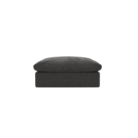 Willow California Charcoal Ottoman