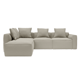 Riley Apt Plaza Natural Sofa - 5 Seater LAF Terminal