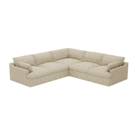 Retreat Avon Taupe Corner Sofa - 5 Seater