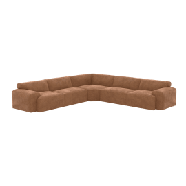 Wedge Corner Sofa - 5 Seater