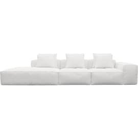 Riley Noa Fog Modular Sofa - 4 Seater Left Terminal