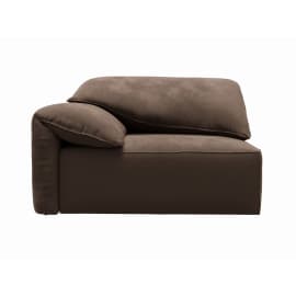 Clarence Muse Chocolate 2 Seat Left Arm Facing Sofa Module