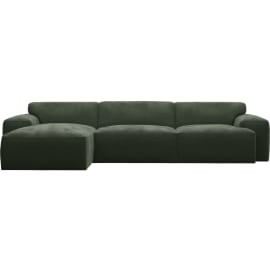 Copenhagen Muse Forest Left Arm Facing Chaise Sofa