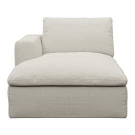Cloud Deep Chaise Left Module Toorak Pearl