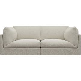 Finley Boucle Ivory Modular Sofa - 2 Seater