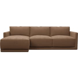 Haven Tribute Chestnut Chaise 3 Seater - Left Facing