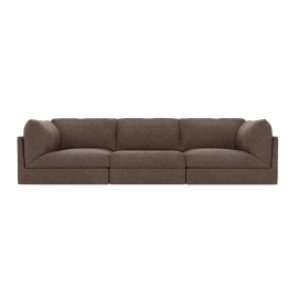 Finley Muse Mink Modular Sofa - 3 Seater