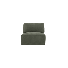 Emily Armless Chair Module Tribute Dark Jade