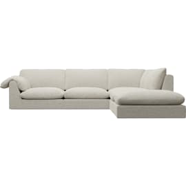 Ludlow Boucle Ivory Sofa - 5 Seater RAF Terminal