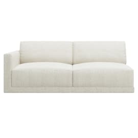 Haven Boucle Ivory Left Arm Facing 3 Seater Module