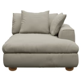 Tully Plaza Natural Chaise Right Arm Facing Module