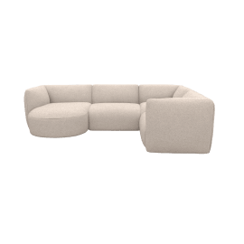 Corner Modular Sofa with Chaise LAF - 4 Seater