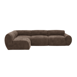 Malmo Muse Chocolate Sofa - 4 Seater LAF Terminal