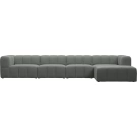 Lucello Tribute Storm Modular Sofa with Ottoman - 5 Piece