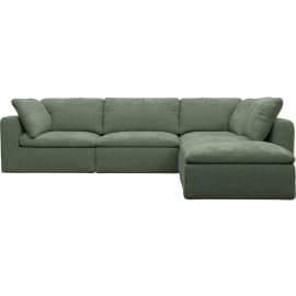 Cloud Deep Tribute Dark Jade Modular Sofa - 5 Piece