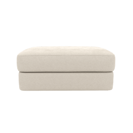 Esme Muse Flax Ottoman