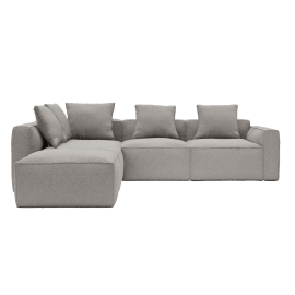Riley Apt Boucle Pumice Sofa - 5 Seater LAF Terminal
