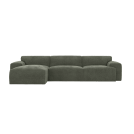 Modular Chaise Sofa Left Facing - 3 Seater