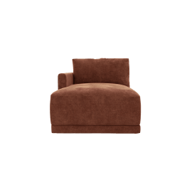 Haven Muse Rust Left Arm Facing Chaise Sofa Module