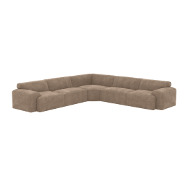 Wedge Corner Sofa - 5 Seater