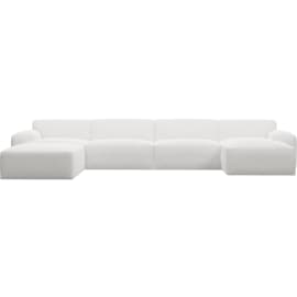 Copenhagen Noa Fog Sofa - 5 seater U Shaped Modular with RAF Chaise