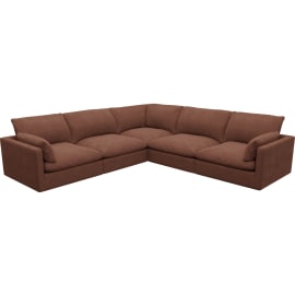 Willow Muse Rust Corner Sofa - 5 Seater