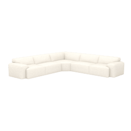 Wedge Corner Sofa - 5 Seater