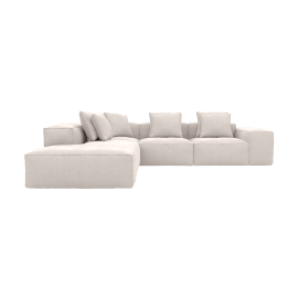 Riley Toorak Pearl 5 Seater Terminal Left Corner Modular Sofa