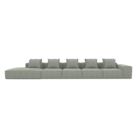 Riley Avon Sage 6 Seater Terminal Left Modular Sofa