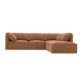 Modular Sofa with Ottoman - 4 Seater