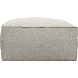 Kai Boucle Ivory Ottoman