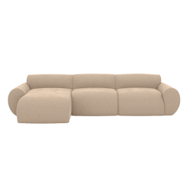 Chaise Sofa Left Facing - 3 Seater