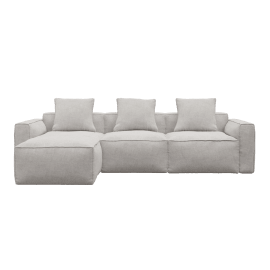 Riley Apt Avon Mineral Sofa - 3 Seater and Ottoman