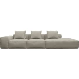 Riley Plaza Natural Modular Sofa - 4 Seater Sofa Right Terminal