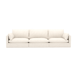 Willow Noa Fog Modular Sofa - 3 Seater