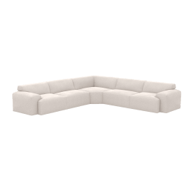 Wedge Corner Sofa - 5 Seater