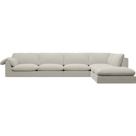 Ludlow Boucle Ivory Sofa - 6 Seater RAF Terminal