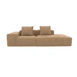 Riley Avon Honey 3 Seater Terminal Right Modular Sofa