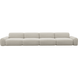 Beckett Toorak Pearl Modular Sofa - 4 Seater