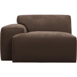 Copenhagen Muse Chocolate Left Arm Facing Sofa Module